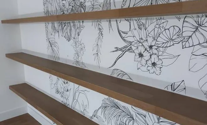 Pose d'étagère en bois, Roanne, AGENCEMENT DU ROANNAIS